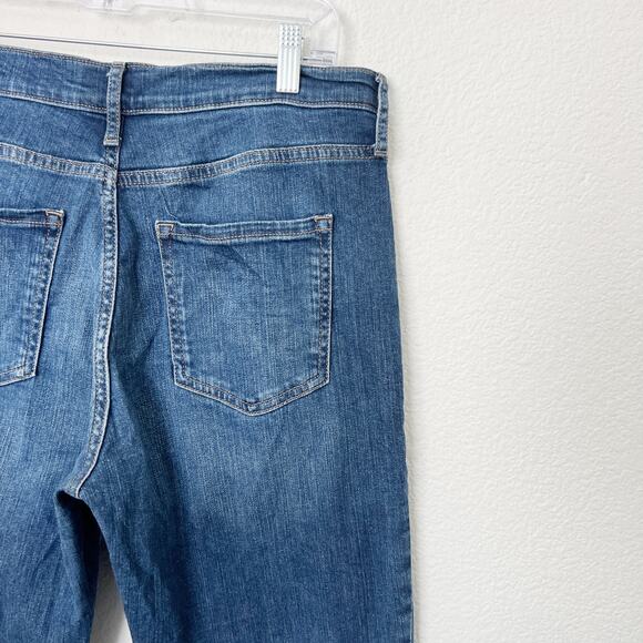 [Banana Republic] Dark Wash High Rise Ankle Length Girlfriend Fit Jeans Sz 29/8 - Picture 8 of 12